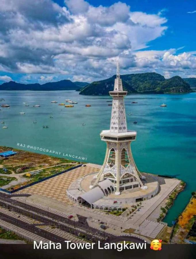 Designer Suite Apartment Seaview 10Pax Families Suite Kuah Ngoại thất bức ảnh